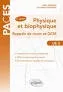 Physique et biophysique rappels de cours et QCM, T.1 vignette